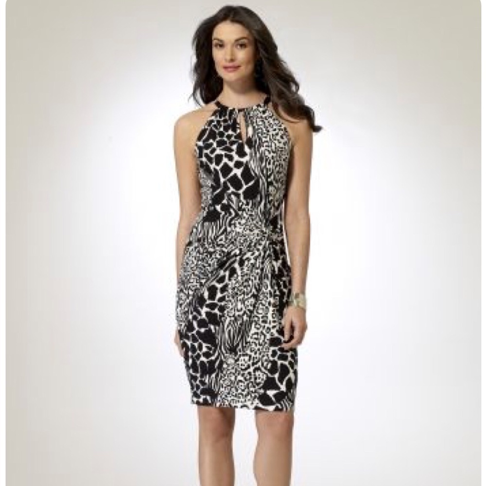 Cache animal print dress size L